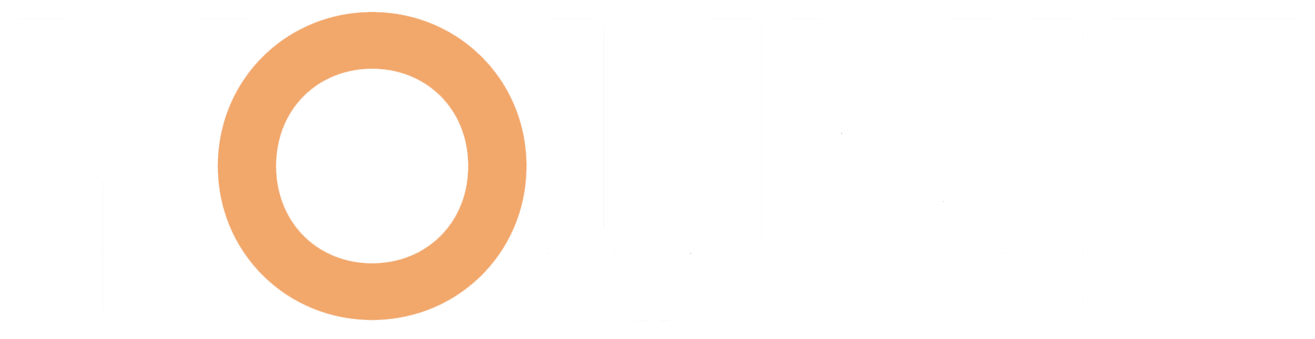 Het logo van Younit Join The Chain in het wit
